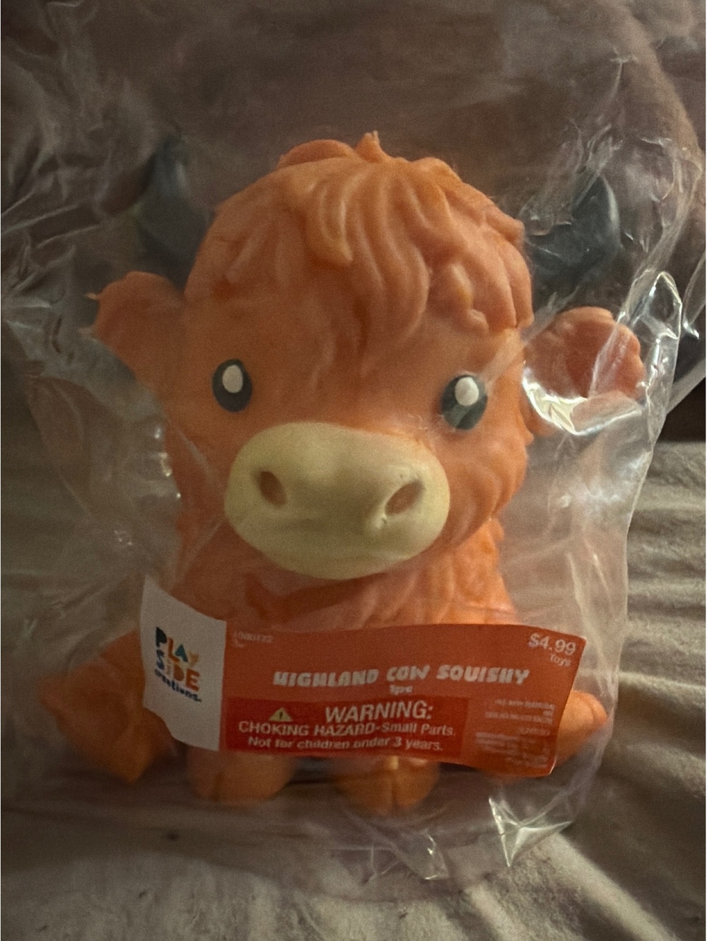 PlaySide Highland Cow Squishy Toy